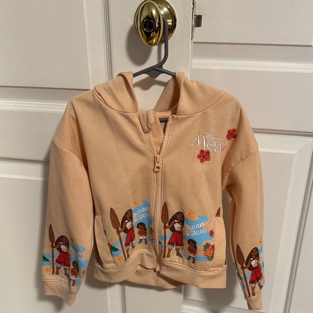 Disney Moana 2 Peach Hoodie